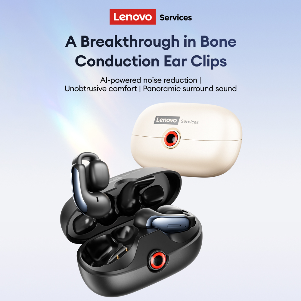 Outdoor Sport Bar - Lenovo LES-108 Conduction osseuse TWS oreille