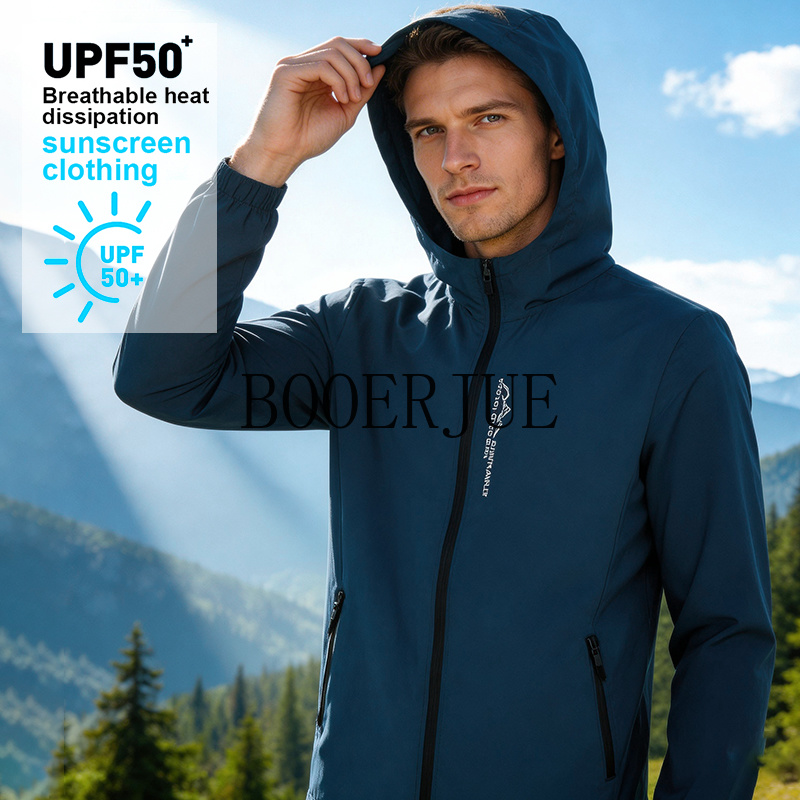 Outdoor Sport Jacket - Veste de randonnée imperméable pour hommes,
