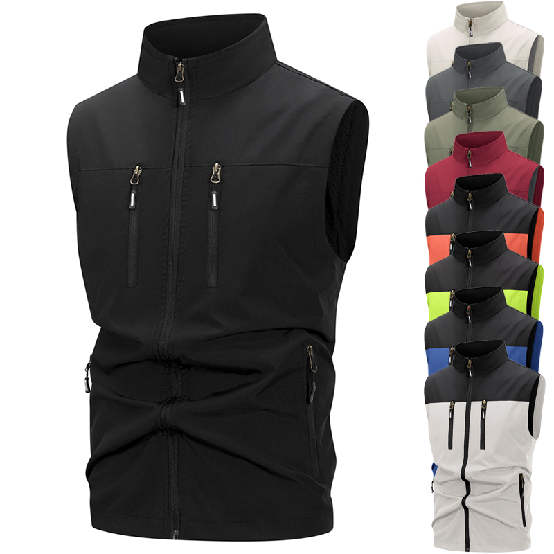 Outdoor Sport Jacket - Gilet Softshell léger pour hommes avec