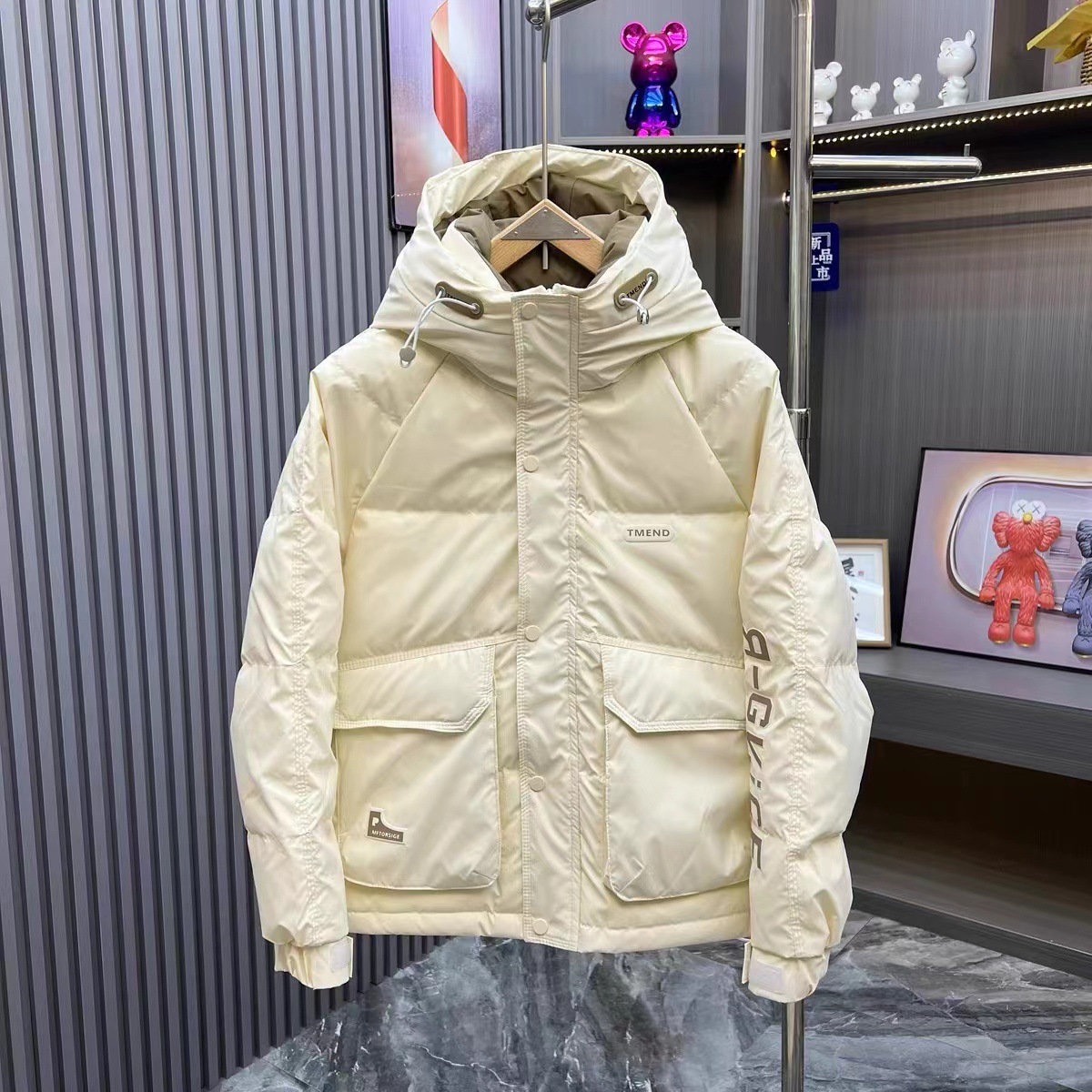 Doudoune courte à capuche coup - Outdoor Sport Jacket Men avis et prix