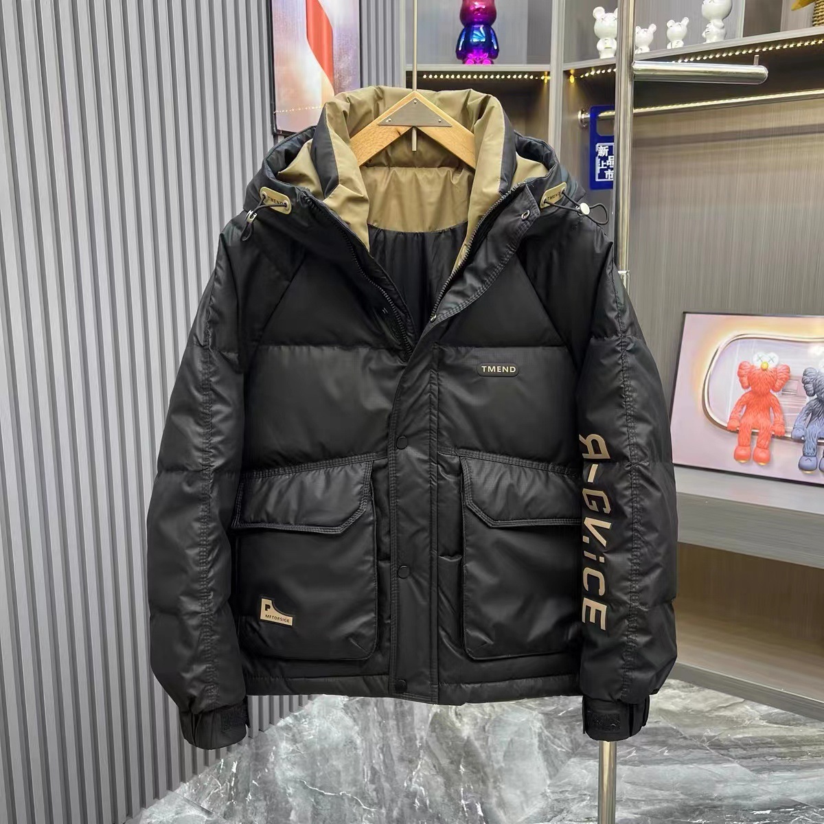 Doudoune courte à capuche coup - Outdoor Sport Jacket Men avis et prix