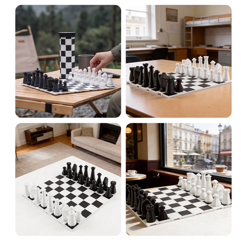 Jeu d'échecs portable 2 en 1,  - Outdoor Sport Games For Kids avis et prix